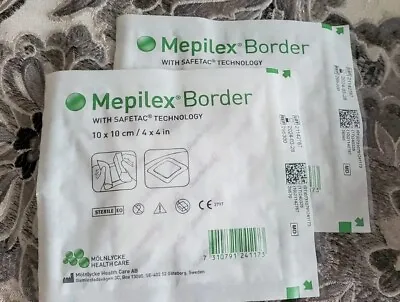 Mepilex Border Lite 4 X 4 In. Exp. 3/2024 Lot Of 2 281300 • $6