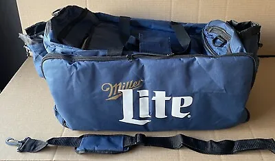 Miller Lite Tailgating Picnic & Insulated Cooler Bag New In Perfect Condition • $25