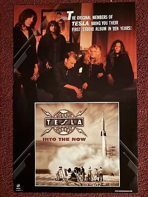 Tesla Into The Now 11”x17” Promotional Poster Mint New Old Stock Glossy Metal • $8.99