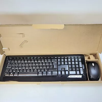 Microsoft Desktop 850 Wireless Keyboard And Mouse Full Size Bundle - Black • $10