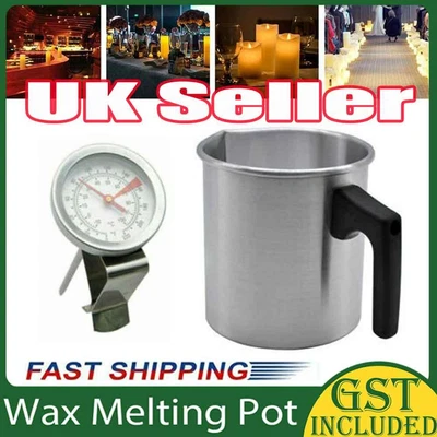 £12.28 • Buy Wax Melting Pot Pouring Pitcher Jug Large Aluminium Pot Candle Soap Making &H