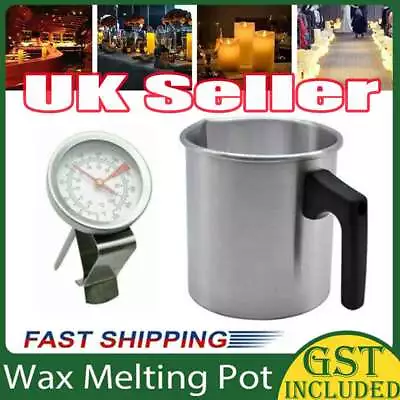 Wax Melting Pot Pouring Pitcher Jug Large Aluminium Pot Candle Soap Making &H • £12.28