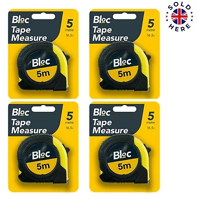 5M / 16FT Professional DIY Lock Tape Measure Measurement Measuring Tape UK • £8.99