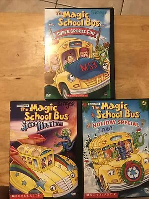 The Magic School Bus Lot Of 3 Dvd’s • $12