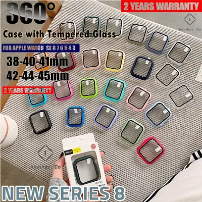 $6.45 • Buy PREMIUM Cover For Apple Watch IWatch Series SE 8 7 6 5 Case 38 40 41 42 44 45mm