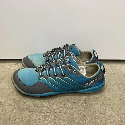 Merrell Lithe Glove Barefoot Athletic Shoe  Castle Rock Blue Women's Size 6.5 • $38