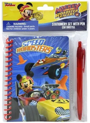 Mickey Spiral Notebook With Pen And Header 50 Sheets • $9
