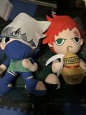 Naruto Anime Plush 13 Inch Gaara And Kakashi • $15