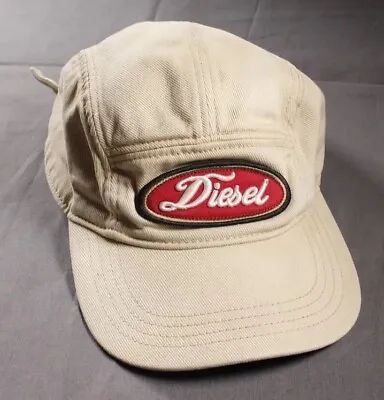 Diesel Hat 5 Panel Cap Khaki Adjustable • $49.99