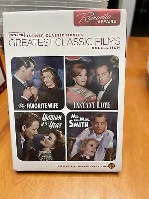 4 FILM CLASSICS - INSTANT LOVE My Favorite Wife WOMAN OF YEAR Dvd CARY GRANT New • $18.99