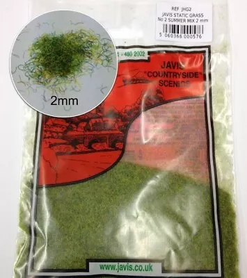 Javis  Countryside  Scenics Static Grass No 2 Summer Mix 2mm JHG2 • £4