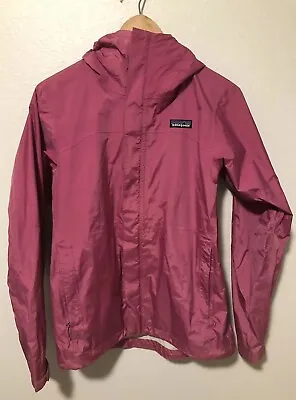 Patagonia Torrentshell H2no Women’s S Waterproof Rain Jacket  Pink Coat J10 • $119