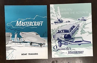 1971 Mastercraft MOTORBOAT & Snowmaster Trailers DEALER  BROCHURE PRICE LIST • $25