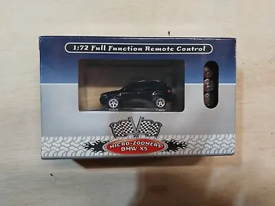 MICRO ZOOMERS BMW X5 1:72 Full Function Remote Control NEW SEALED  • $15