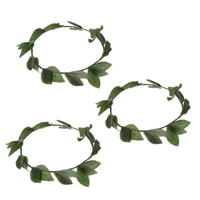 £10.44 • Buy 3x Fashion Green Laurel Wreath Headpiece Toga Fancy Dress Elf Accessories