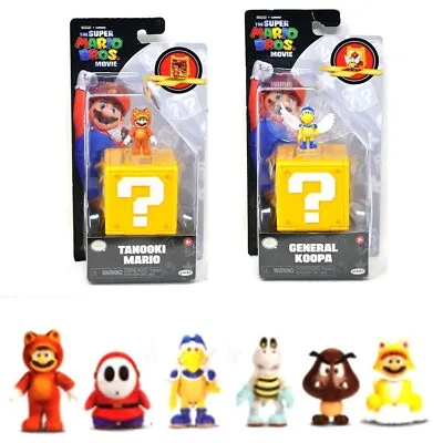 The Super Mario Bros. Movie Assorted Mini Figures With Question Block Set Of 6 • £26.99