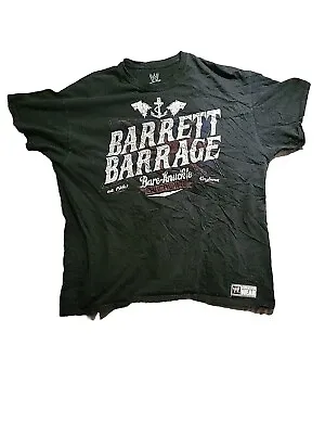 WWE Wade Barrett Shirt Barrett Barrage Bare-Knuckle Est 1980 Lancashire England • $40