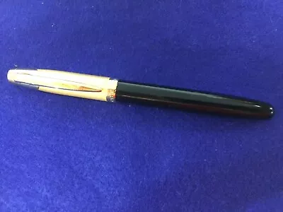 Vintage Monte Fiore~Germany~Iridium Nib #1~ Fountain Pen~Gold & Black! 5.5  Long • $12.50