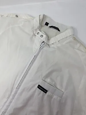 Member Only Vintage Racer Jacket Off White Size Large Long • $29.99