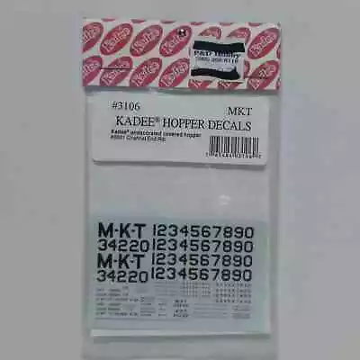 Kadee Couplers: Kadee Hopper Decals MCT N Scale • $3.25