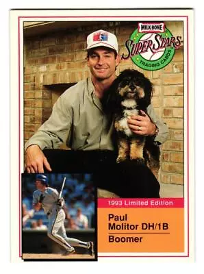 1993 Milk Bone Super Stars Paul Molitor   1 • $2.99