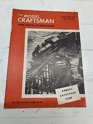 The Model Craftsman Magazine February 1949 • $15.99