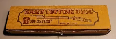 Vintage Speed Tufting Tool For The Home Craftsman Rug Crafters RC • $12.95