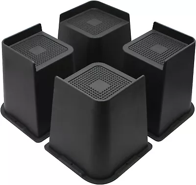 Open Box MYMULIKE Bed Risers 4 Inch6 Inch 8 Inch Oversized Furniture Risers. • $17.49