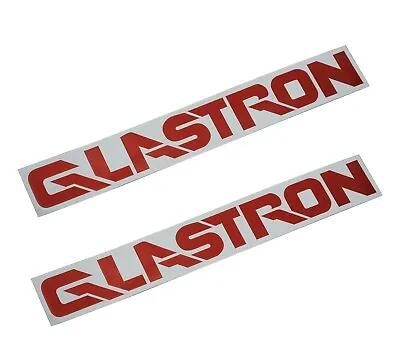 2pcs New Glastron Boats Vinyl Logo Decal Stickers Boat Outboard Motor （Red) • $17.99