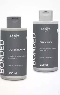 Lacura Bonded Shampoo 2 & Conditioner 3 Repair & Hydrate All Hair Set 2 X 250ml • £14.50