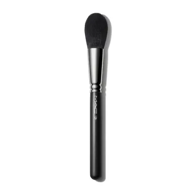 MAC 129 Powder Blush Brush Natural Hair Rounded Face Bronzer Blending Brush NEW • $15.99