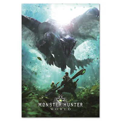 Monster Hunter World Game Poster - Limited Edition - High Quality Prints  • $25.49