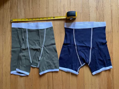 NEW UNWORN American Apparel Men's Boxer Brief Lot Of 5 NAVY ARMY Size S • $18