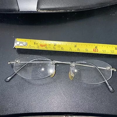 Magnivision CT0706 Titanium Men’s Women’s Oval Rimless Eyeglasses+2.50 • $10