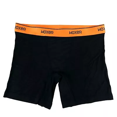 WOXER Baller Boxer Briefs For Women 5  Inseam Super Soft Modal Spandex BLACK • $17.99