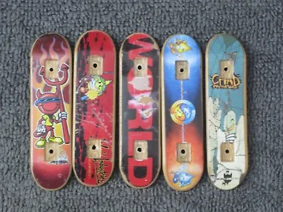 World Industries Tech Deck Mini Lot Of 5 Skateboards 57mm Fingerboard Decks Rare • $50