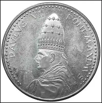 Papal States Pope Paul VI Silver Medal 1975 Italy Coin High Grade Vatican  • $69