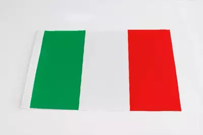 2PCS 30x45cm Italy Flag Italian Large Hand Waving Outdoor Flag With Wooden Stick • $25