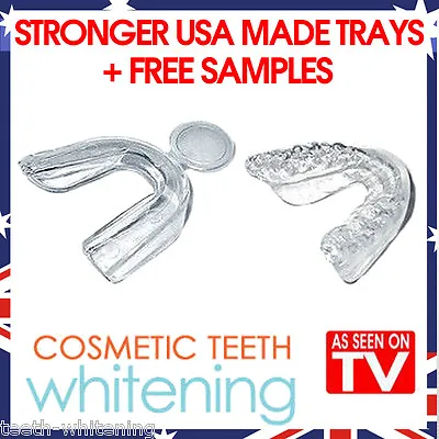 $10.95 • Buy Teeth Whitening Mouth Tray Set (3 Trays) - High Quality Better Usa Made Guards