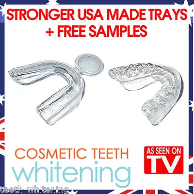 Teeth Whitening Mouth Tray Set (3 Trays) - High Quality Better Usa Made Guards • $10.95