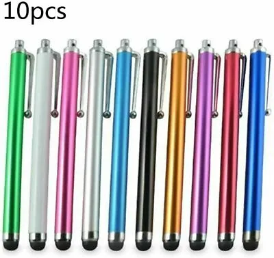 10 X STYLUS PENS SCREEN TOUCH RUBBER TIP FOR TABLET ANDROID MOBILE PHONES • £4.45