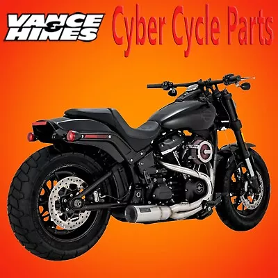 VANCE & HINES 2-into-1 Hi-Output Short Exhaust System 18-23 Harley Softail 27331 • $1299.99
