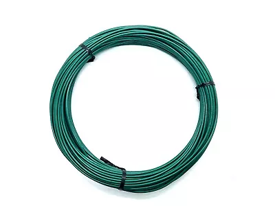 GREEN Vinyl Coated Wire Rope Cable1/16 - 3/32 7x7 100 Ft Coil • $23.14