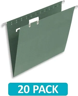 £17.90 • Buy Foolscap Filing Cabinet Suspension Files, Green, 20 Pack, Green Folders