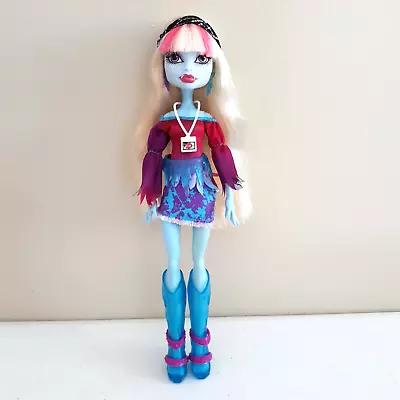 Monster High Abbey Bominable Music Festival Doll Outfit Boots Headband Groovy • $39.95