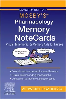 Mosby's Pharmacology Memory NoteCards • $30.39