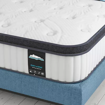 8  10  12  14  Gel Memory Foam Hybrid Queen Mattress Innerspring Twin Full King • $239.99