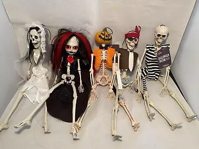 16  Hanging Skeleton Prisoner Bride Doll Pirate Pumpkin Halloween Party Prop • $13.99