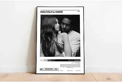 Malcolm _ Marie Movie Poster Print Movie Poster Wall Art Decor No Frame • £23.71