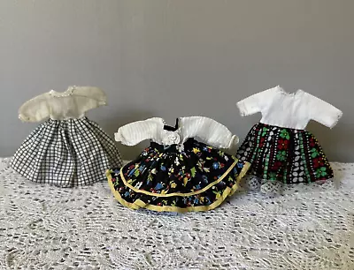 Vintage 8  Doll Dress Clothes Lot Ginny Muffie Wendy Madame Alexander Kin Ginger • $25